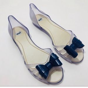 Mel by Melissa jelly bow-tie flats
